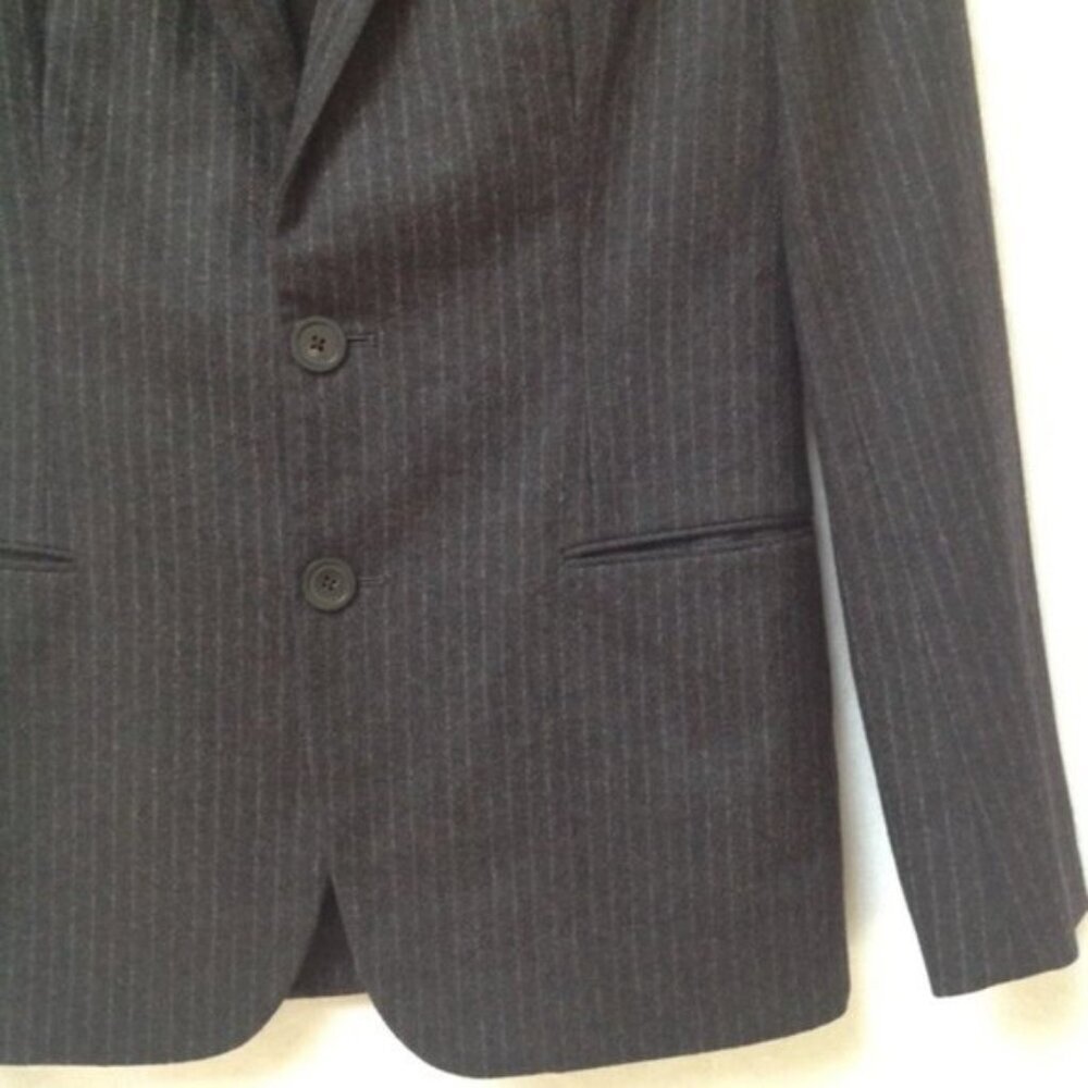 Ralph Lauren Black Label Wool‎ Blazer Vintage Womens 6 Button Front Pin Stripes - Picture 4 of 14